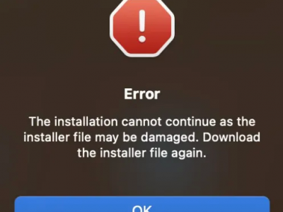 Mac安装包install打不开报错解决方法