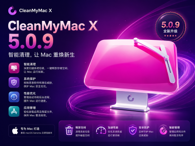 CleanMyMac X 5.0.9 Mac 中文破解版下载（附图文安装教程 | 最新2025）